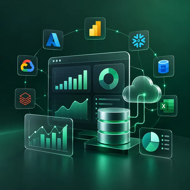 What are data analytics and management services?